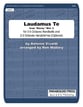 Laudamus Te Handbell sheet music cover